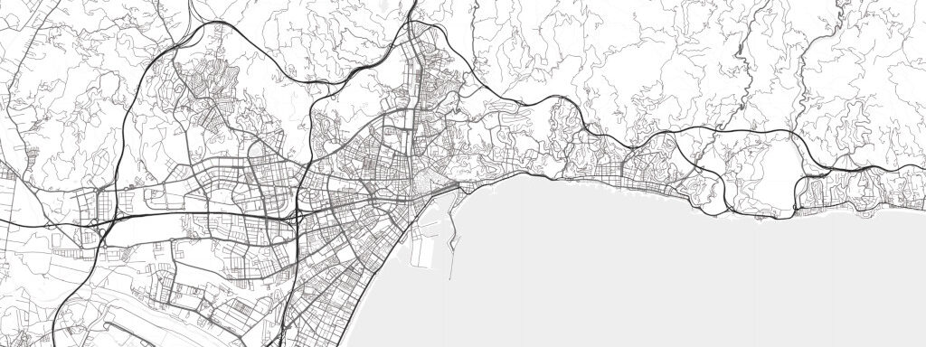 Mapa de Málaga